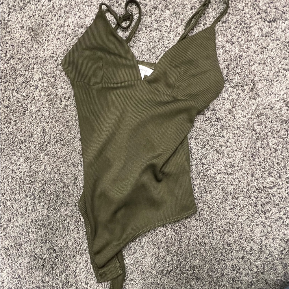 V Neck Bodysuit
